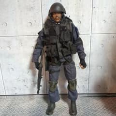 1/6 12インチ SWAT特殊部隊黒人隊員カスタムフィギュア CS118 - メルカリ