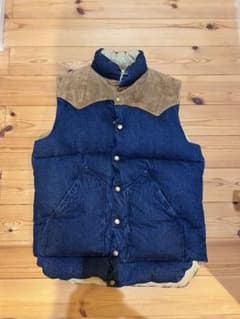 希少】ウエアハウス ロッキーマウンテン デニムダウンベスト 44 - メルカリ