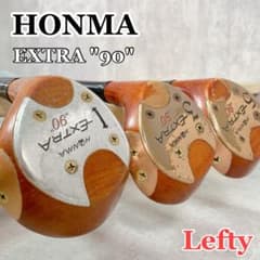 V411 左利き ホンマ EXTRA 90 パーシモン 3本 木製 左 希少品 - メルカリ