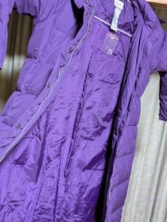未使用 LLビーン ロングダウンコート ウルトラウォーム 廃盤色 紫