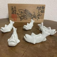 小泉淳作画伯 白磁箸置き タイムセール♪ ¥15800→ - メルカリ