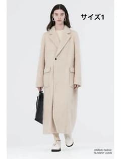 HYKE モヘアダブルブレステッドコート - メルカリ