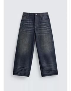 ZARA バギーフィットデニムパンツ EU36 - メルカリ