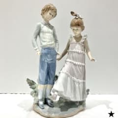 LLADRO リヤドロ ワンツースリー 男の子 女の子 フィギュリン 5426