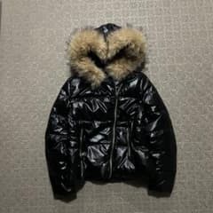 Y2K N2B OPIUM 短丈 フライト ボンバージャケット ファーフード74