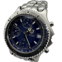 TAGHEUER タグホイヤー セルシリーズ 自動巻き クロノグラフ 竜頭欠品