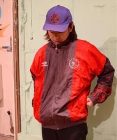 超希少！アンブロ アヤックス ナイロンジャケット M 90s 赤 菅田将暉