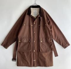 希少 UNUSED 3 (qd) モーターサイクルコート オイルドコットンクロス