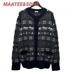 レア】MAATEE&SONS NORDIC CARDIGAN - メルカリ