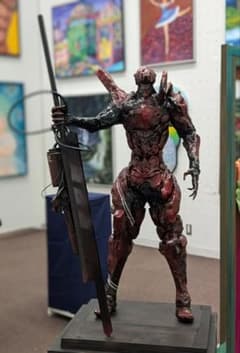 自作フルスクラッチフィギュア オリジナル 全長60センチ越え 一点物