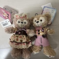 スウィート・ダッフィー ダッフィー & シェリーメイ ぬいぐるみバッジ