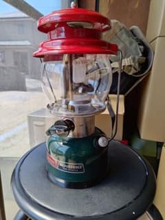 コールマン 286Aカスタム ガスランタン 赤緑 - メルカリ