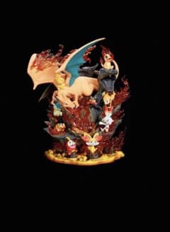 リザードン フィギュアセット 炎の演出 - メルカリ