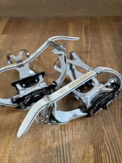 美品 競輪 展示品外し ペダル njs3点セット 最上位 MKS シュプリーム