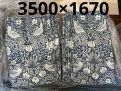 早いもの勝ち！ウィリアムモリスカーテン W3500×H1670 - メルカリ