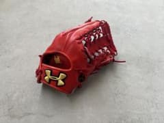 万波中正選手 実使用 支給品 アンダーアーマー グラブ グローブ 硬式