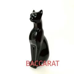 稀少】オールド バカラ BACCARAT 16cm 黒猫 - メルカリ