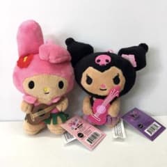 ハワイ限定 日焼けマイメロ＆クロミウクレレキーホルダー ガングロ