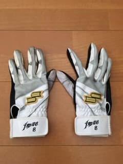 元千葉ロッテ 今江選手 実使用直筆サイン入りバッティンググローブ