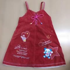 平成レトロ】メゾピアノ ジャンパースカート(120㌢)当時物 みみぽぽ