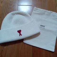 ami アミパリス ニット帽 巾着付き - メルカリ