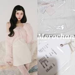 ダーリッチ ケーブルニットソーセットミニワンピース アイボリー