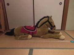 廃盤】 トイザらス Animal Alley 馬 ジャンボ ぬいぐるみ - メルカリ