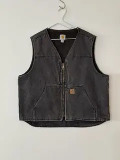 2026年最新】carhartt ダックベスト ブラックの人気アイテム - メルカリ