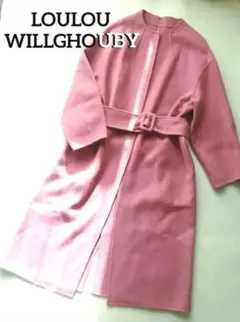 美品 LOULOU WILLGHOUBY ルルウィルビー ロングリバーコート 2 - メルカリ