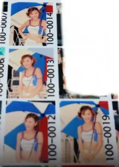 坂間恵 写真 はがきサイズ 34枚 レースクイーン アイドル タレント