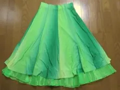 2026年最新】社交ダンススカートグリーンの人気アイテム - メルカリ