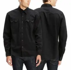 2026年最新】levi's デニムシャツ ブラックの人気アイテム - メルカリ