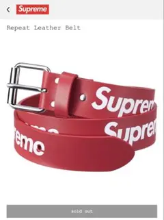 2026年最新】Supreme Repeat Leather Beltの人気アイテム - メルカリ