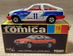 2026年最新】トミカ カローラ レビン 黒箱の人気アイテム - メルカリ
