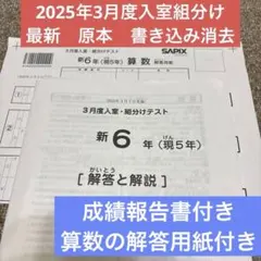 2026年最新】sapix 入室テストの人気アイテム - メルカリ