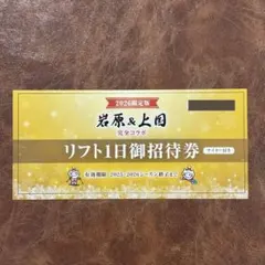 2026年最新】岩原 上国 リフト券の人気アイテム - メルカリ