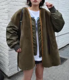 2026年最新】エシンタ ファー切替ジャケットの人気アイテム - メルカリ