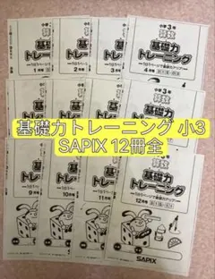 2026年最新】サピックス 基礎力トレーニング 3年の人気アイテム - メルカリ