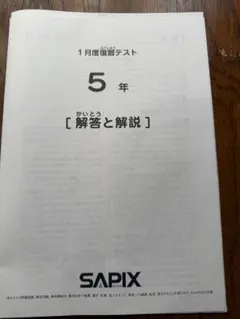 2026年最新】サピックス 5年 テストの人気アイテム - メルカリ