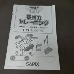 2026年最新】サピックス 基礎力トレーニング 3年の人気アイテム - メルカリ
