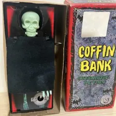 当時物・レア】COFFIN BANKコフィンバンク ヴィンテージ ブリキ製貯金