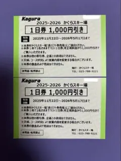 2026年最新】かぐら リフト券の人気アイテム - メルカリ