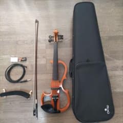 動作確認済】CECILIO エレキ/サイレントバイオリン 4/4サイズ