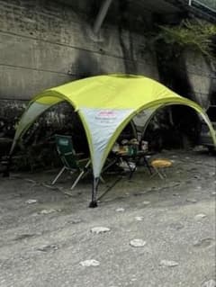 希少 Coleman コールマン パーティーシェード／300 パープル初心者