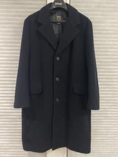 Schott ショットブラック黒チェスターコートロングコートサイズ:42（XL）
