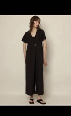 cadune 大人気 黒 オールインワン 34サイズ