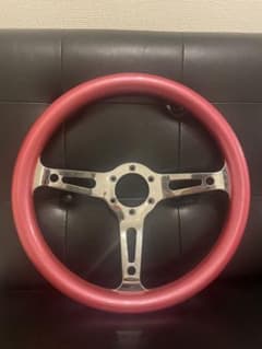 ステアリング/ピンク/35cm/ハンドル/カスタム/車/旧車/レトロ/整備