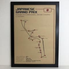 ○鈴鹿 Suzuka Grand prix Andrew Kitson ポスター