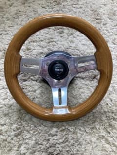 た*ん様 ジャンク O.B.A. オバ ステアリング ホイール ハンドル オバハ