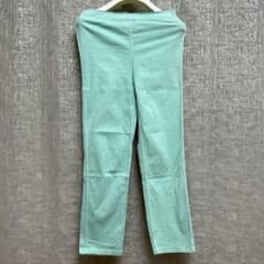 イッセイミヤケme 花柄 サルエルパンツ 緑色